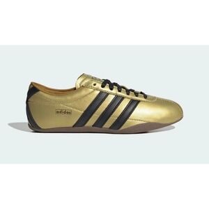 adidas Tokyo Decon Womens Size 8.5 Gold/Black Shoes Sneaker NEW JQ2156
